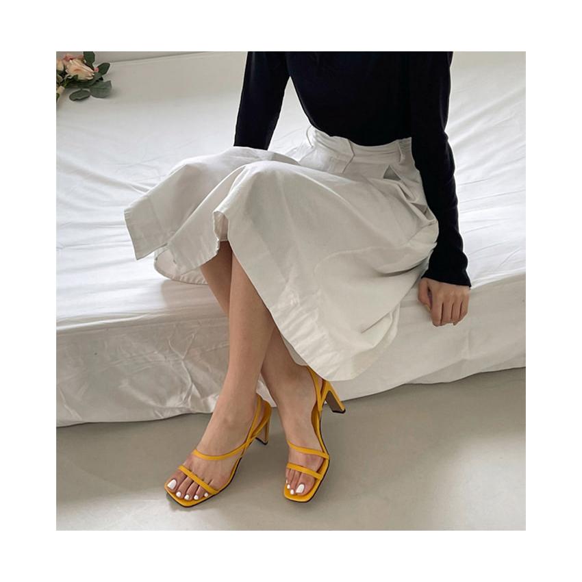 未使用級 BALLY ミュール ハイヒール 靴 37.5 バックル ストラップ 楽天市場】ストラップ サンダル レディース ミュール ハイヒール