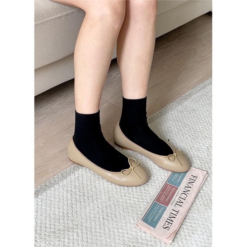 バレエシューズ パンプス りぼん リボン フラット レディース ぺたんこ