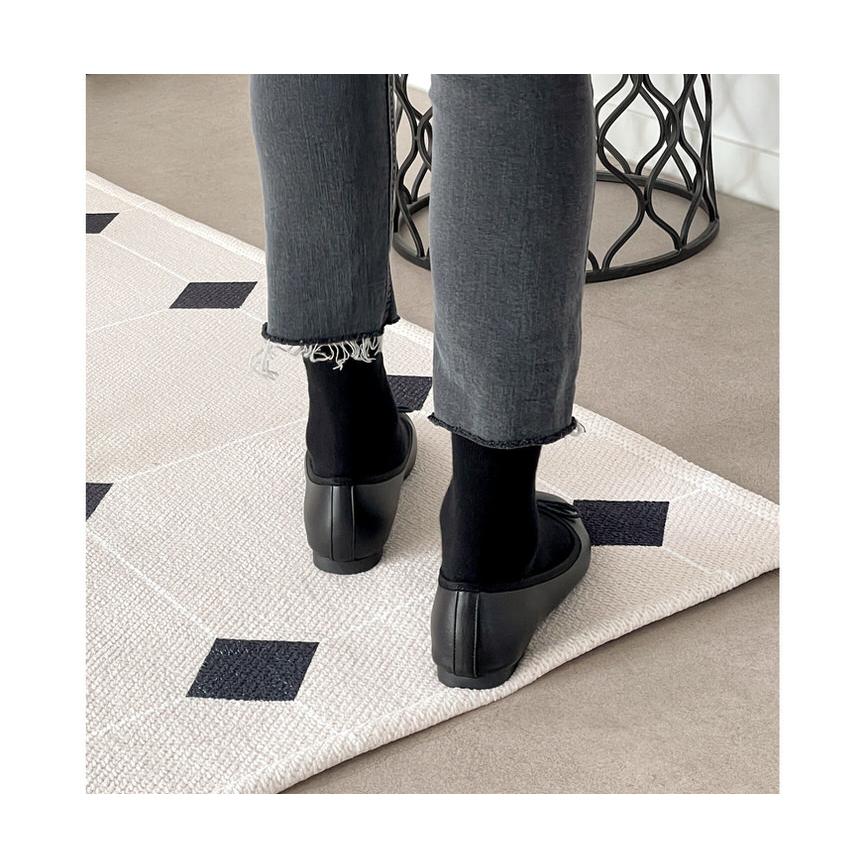 バレエシューズ パンプス りぼん リボン フラット レディース ぺたんこ