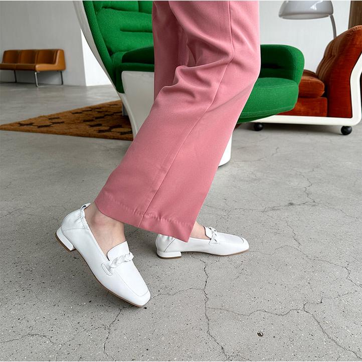 Ｋｅs sホワイト 編み込みデザイン ローファー スペイン製 Kes sホワイト 編み込みデザイン ローファー スペイン製 Kes s