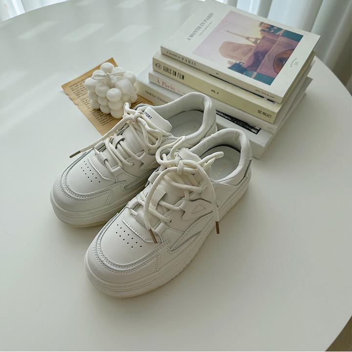 スニーカー ローカット 厚底 ウェッジソール フラット レディース