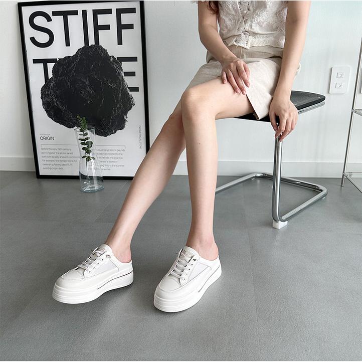 スニーカー サンダル キャップトゥ 厚底 ウェッジソール