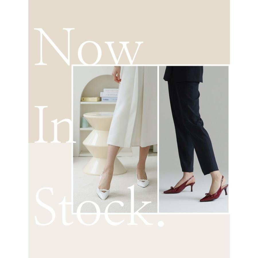 サンダル パンプス りぼん リボン ポインテッドトゥ バックストラップ