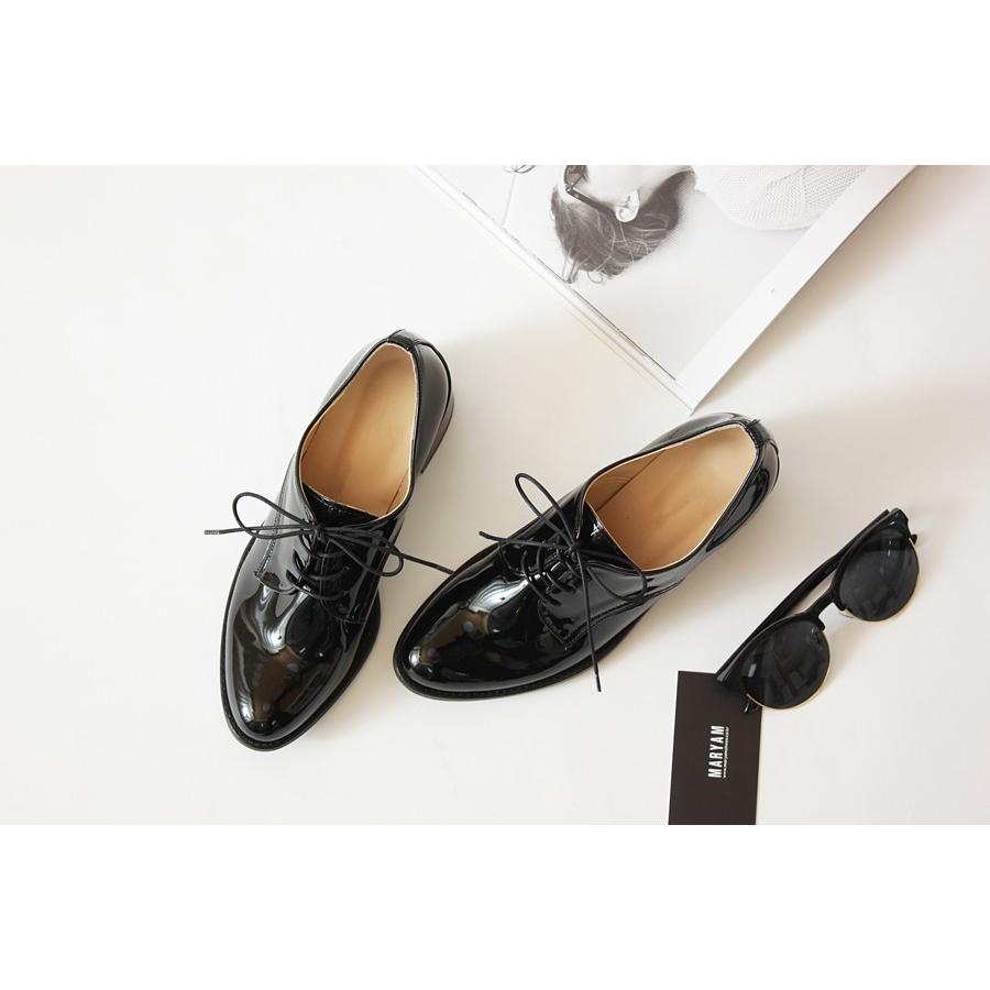 Guild　ギルド　レディース　ブラック オックスフォードシューズ 6 1/2 Guild ギルド レディース ブラック オックスフォードシューズ 6 1/2