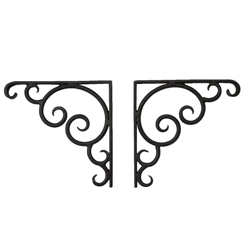 アイアン 棚受け用 L字アングル 2個セット JHIA-V04