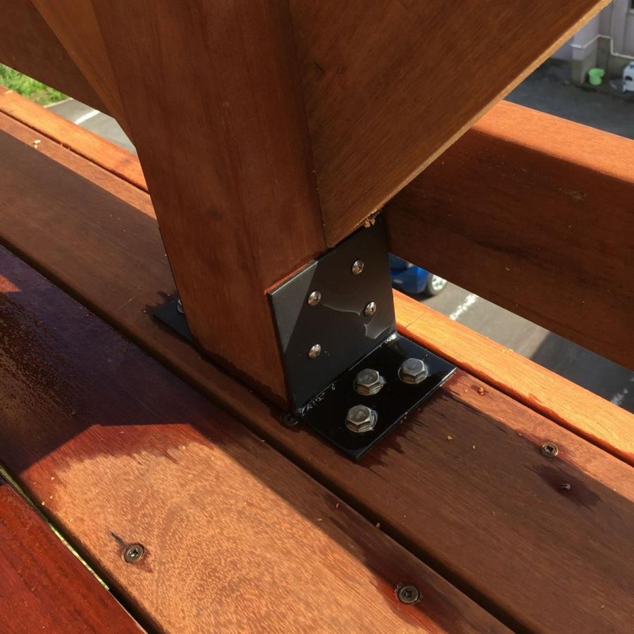 ハードウッド対応 フェンス金具 後付け金具 90角用ビス付 送料無料 Fka 90 建材プロショップdecks 通販 Yahoo ショッピング