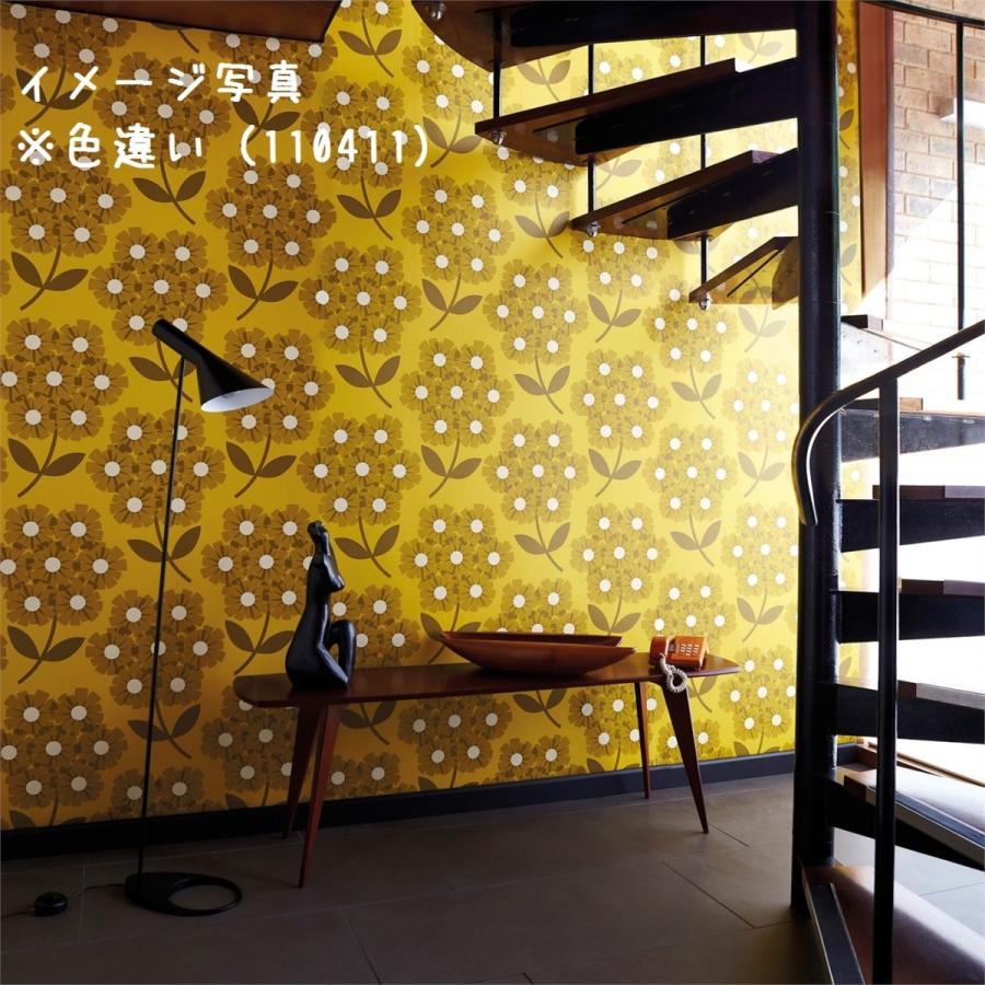 輸入壁紙 Orlakiely オーラカイリー Giant Rhodedendron 花柄 北欧系 クロス ｄｉｙ フリース インテリアショップ デコール 通販 Yahoo ショッピング