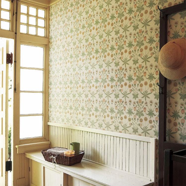 壁紙 張り替え 輸入 おすすめ おしゃれ ウィリアムモリス 納期 早い デイジー Kwl 4594 ブルー Kwl 4595 オレンジ 国内在庫 すぐ着く インテリアショップ デコール 通販 Yahoo ショッピング