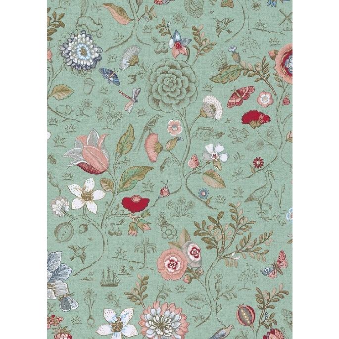 壁紙 張り替え おしゃれ 輸入 おすすめ Pipstudio4 花 鳥 動物 昆虫 カラフル グリーン 緑 Diy 貼ってはがせる オランダ製 インテリアショップ デコール 通販 Yahoo ショッピング