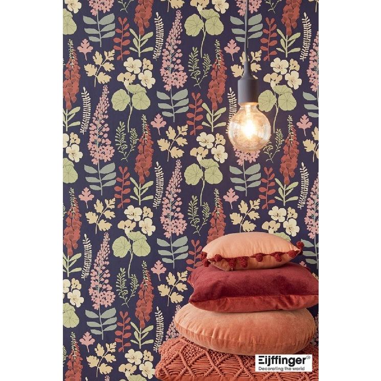 定番人気 壁紙 張り替え おしゃれ 輸入 おすすめ 輸入壁紙 Fusion テシード 花 フラワー ネイビー フローラル 国内在庫 他店圧倒価格 最安値に挑戦 Clinicagastroservice Com Br