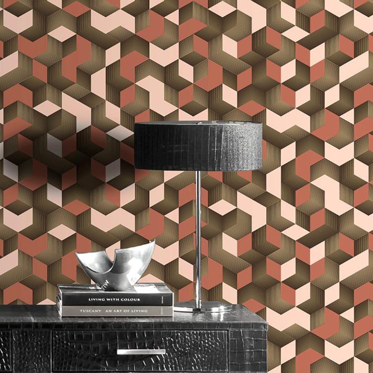 壁紙 輸入壁紙 ラッシュ Raschsc 貼ってはがせる Diy 賃貸ok 輸入 クロス張替え Diy 幾何学 インテリアショップ デコール 通販 Yahoo ショッピング