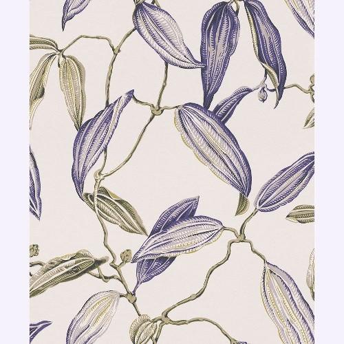 壁紙 張り替え おしゃれ 輸入 おすすめ ラッシュ Rasch 輸入壁紙 ホワイト パープル 白 紫 花 植物 クロス インテリアショップ デコール 通販 Yahoo ショッピング