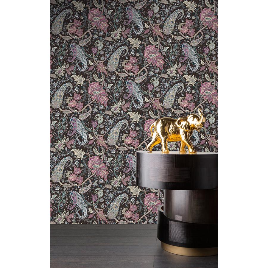 壁紙 張り替え おしゃれ 輸入 おすすめ Etro Ii エトロ Mirpur Grey 3パネル1セット ペイズリー インテリアショップ デコール 通販 Yahoo ショッピング