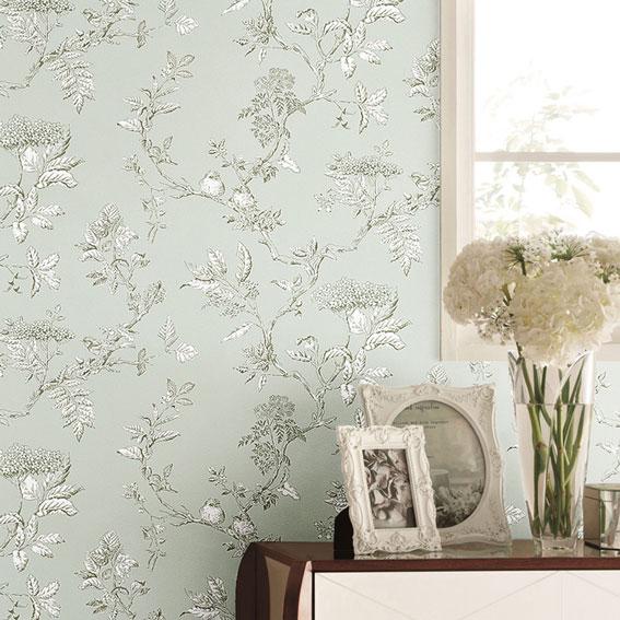 ローラアシュレイ壁紙　ウィローリーフ1本　新品未開封 壁紙 張り替え はがせる クロス おしゃれ ローラ アシュレイ BL2908