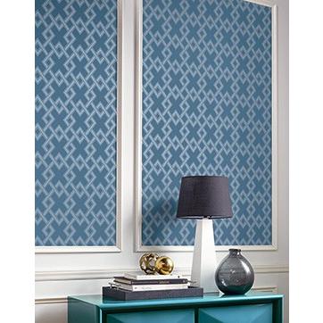 壁紙 張り替え おしゃれ 輸入 おすすめ 輸入壁紙 シノワズリ Linked Diamonds 幾何学柄 Ch Ch インテリアショップ デコール 通販 Yahoo ショッピング