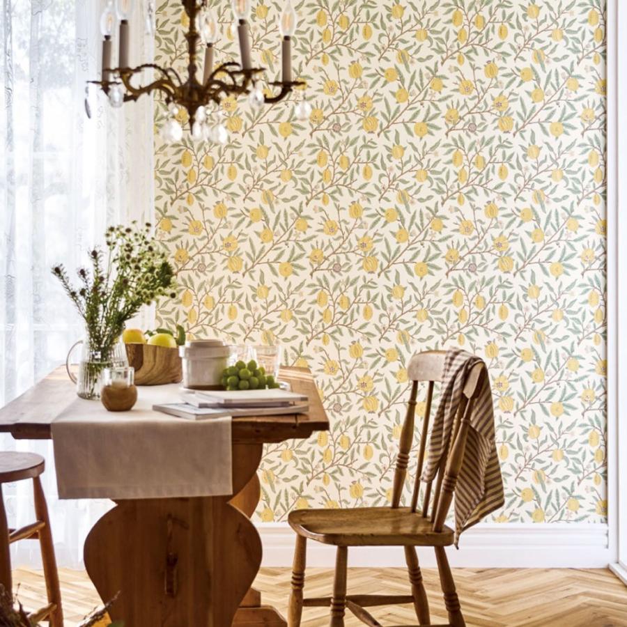 ウィリアム・モリス　壁紙アート　ザクロとレモン　額装 ウィリアム・モリス 壁紙アート ザクロとレモン 額装 - メルカリ