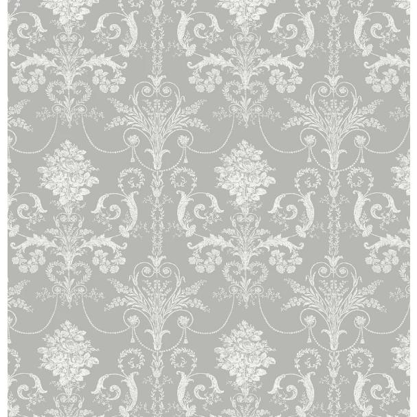 壁紙 クロス 花柄 輸入壁紙 ローラアシュレイ 113383 Josette steel