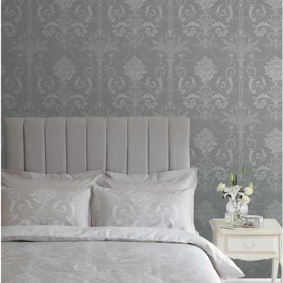 壁紙 クロス 花柄 輸入壁紙 ローラアシュレイ 113383 Josette steel