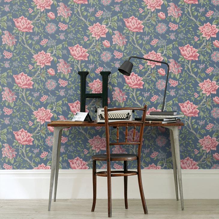 壁紙 クロス 花柄 輸入壁紙 ローラアシュレイ 113407 Tapestry