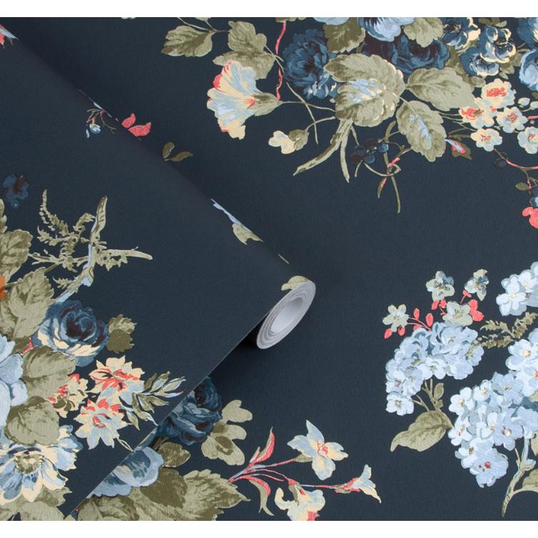 壁紙 クロス 花柄 輸入壁紙 ローラアシュレイ 114898 Rosemore 花 バラ