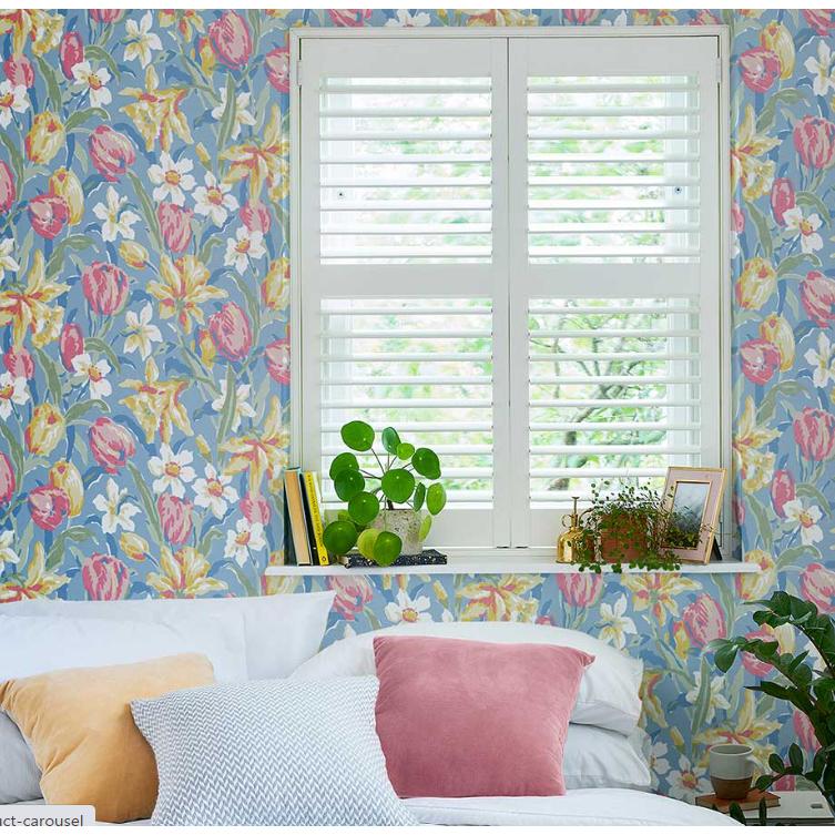 壁紙 クロス 花柄 輸入壁紙 ローラアシュレイ 119847 Tulips