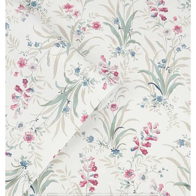 壁紙 クロス 花柄 輸入壁紙 ローラアシュレイ 122750 Mosedale Posy 花
