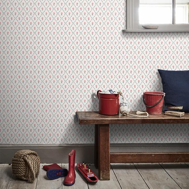 LauraAshley壁紙クロス ローテーブルUSEDリメイク ハンドメイド LauraAshley壁紙クロス ローテーブルUSEDリメイク ハンドメイド