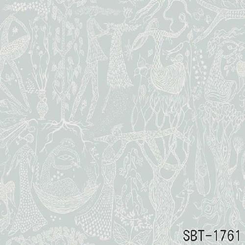 壁紙 張り替え おしゃれ 輸入 おすすめ 輸入壁紙 Sbt 1761 ライトグリーン 人 鳥 スティグ リンドベリ Poem D Amour スウェーデン クロス Sbt 1761 インテリアショップ デコール 通販 Yahoo ショッピング