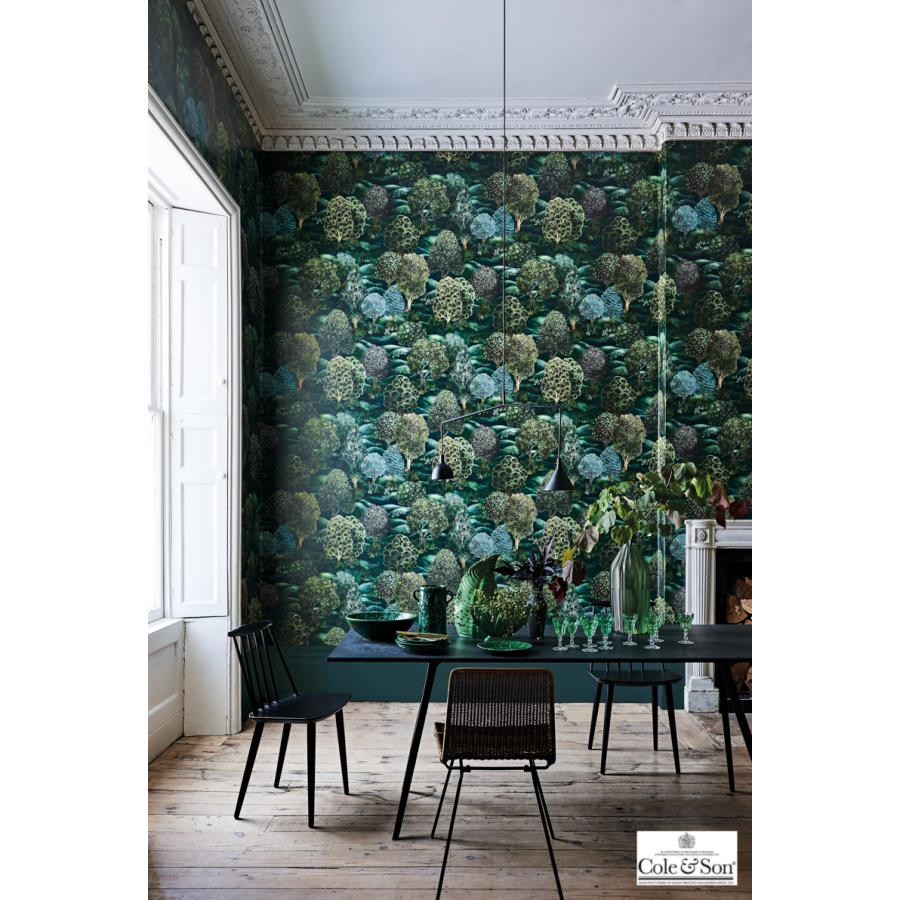 森 フォレスト イギリス 英国 ボタニカル Cole＆Son コール&サン 115/9028 貼り換え リノベ DIY 自分で 不織布 テシード 短納期 70cm巾_1