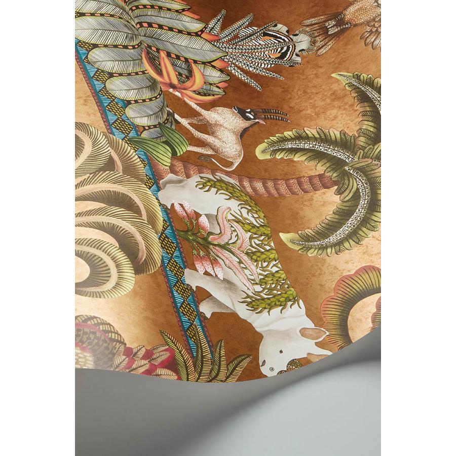 サファリ柄 キリンシ マウマ 野生の王国 植物 アフリカン Cole＆Son コール\u0026サン 貼り換え リノベ DIY 自分で 不織布 テシード 短納期の画像