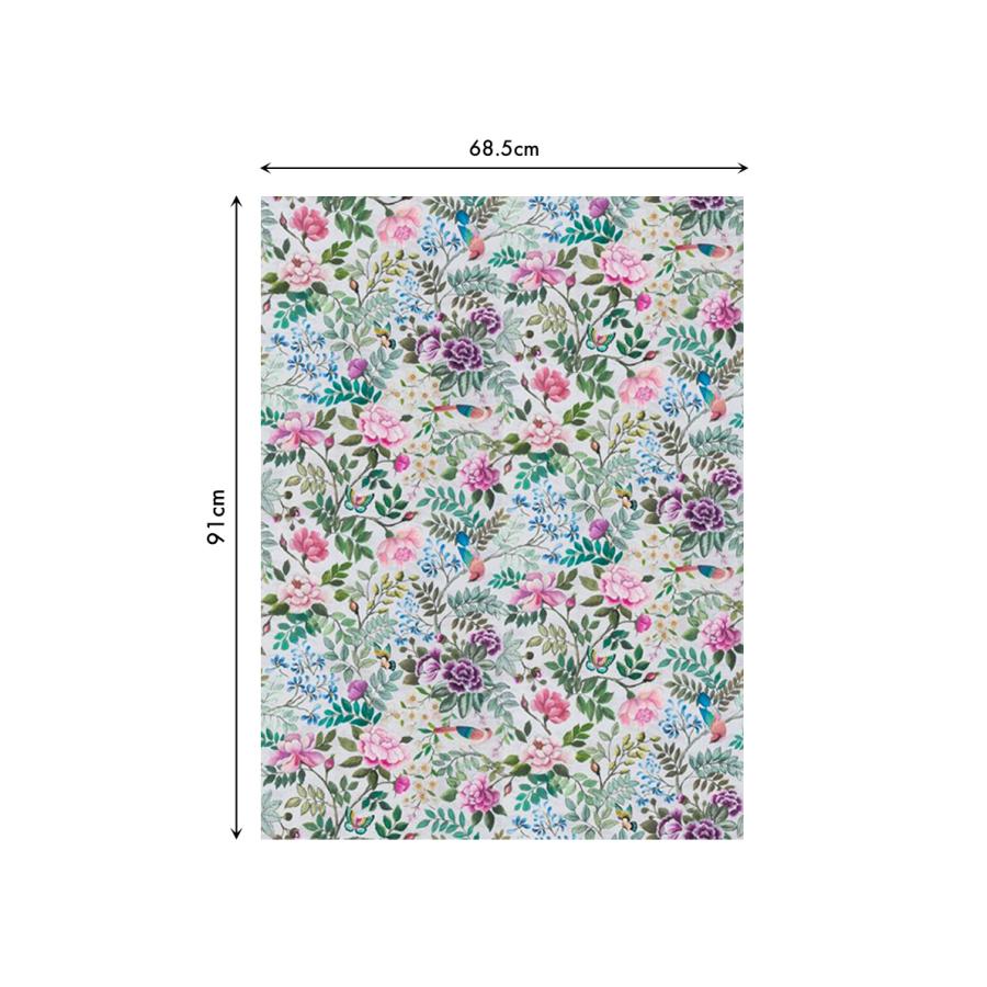 壁紙 クロス 花柄 輸入壁紙 テシード おしゃれ ボタニカル 鳥 絵画風