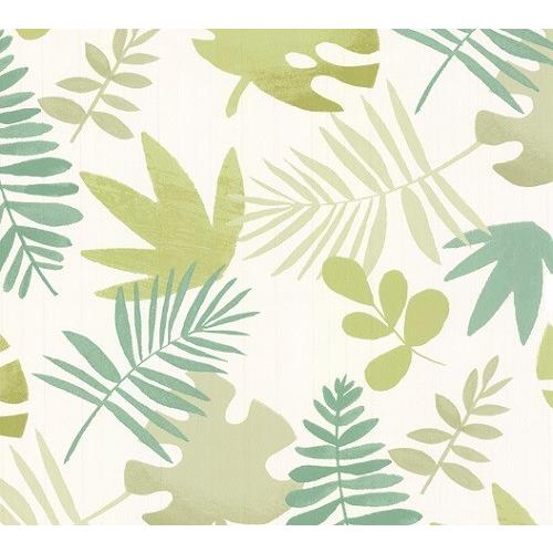 壁紙 張り替え おしゃれ 輸入 キッズ おすすめ Picturebook W585 01 グリーン 壁紙 葉っぱ Diy 工具 インテリアショップ