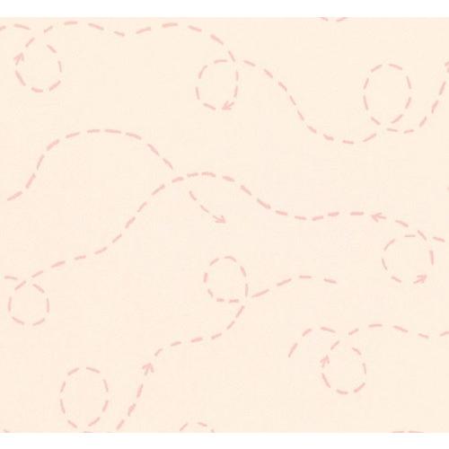 壁紙 張替え クロス おしゃれ 輸入壁紙 Picturebook W5 02 ピンク ランダム 曲線 矢印 らくがき風 キッズ 子供部屋 絵本 クロス W5 02 インテリアショップ デコール 通販 Yahoo ショッピング