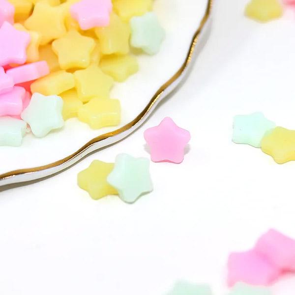 3色から選べる星型ラムネキャンディ★5個セット スイーツデコパーツ プラパーツ スター |  | 01