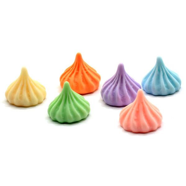 カラフルメレンゲクッキー 5個セット☆プラスチック製 スイーツ