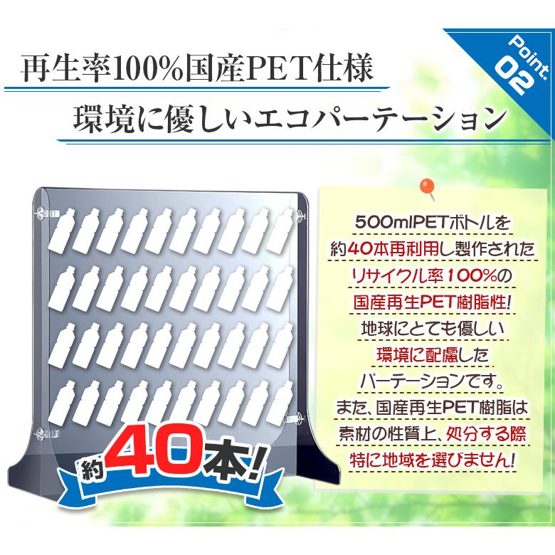 2way ecoパーテーション10台セット W600*H600*D300【ウイルス飛沫感染防止対策】ウイルス対策 シャットアウト イベント 持ち運び 細菌 予防_2