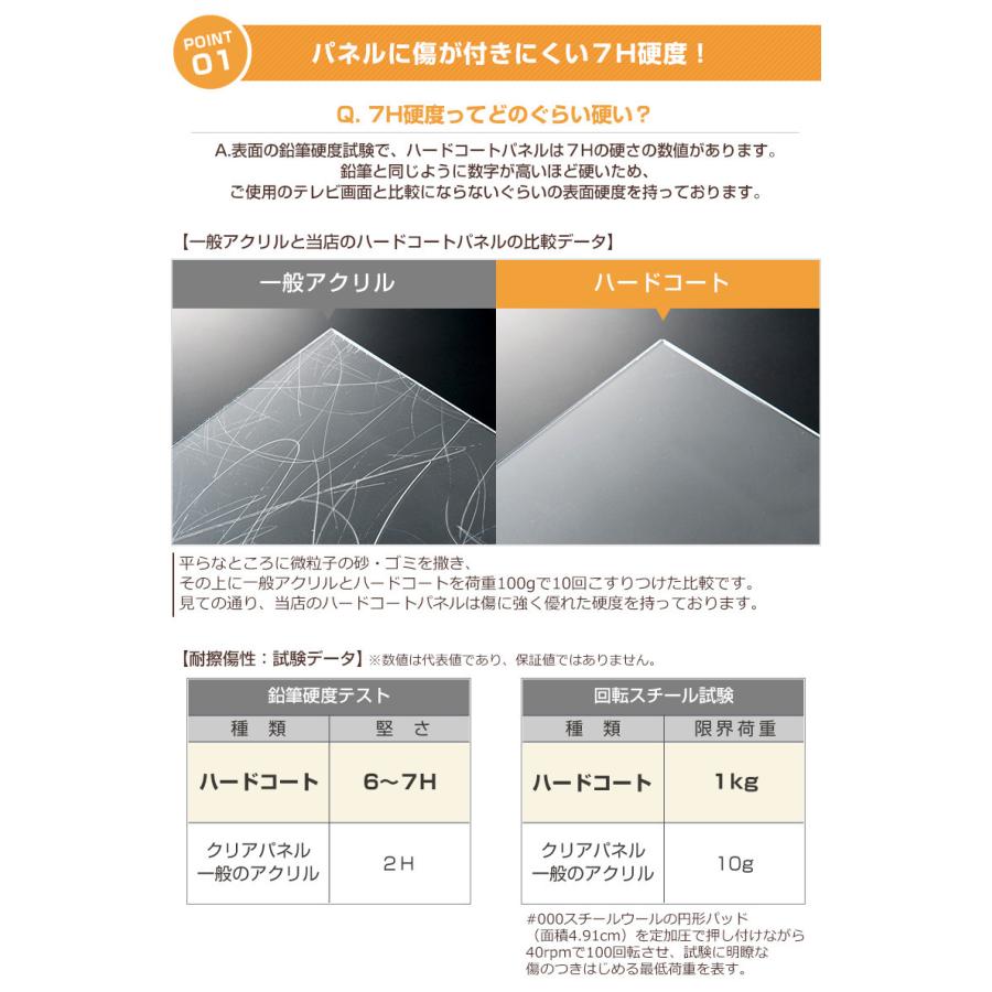 有機EL対応 液晶テレビ保護パネル 55型 55インチ ストッパー付き 有機EL対応 液晶テレビ保護パネル 55型 55インチ ストッパー付き
