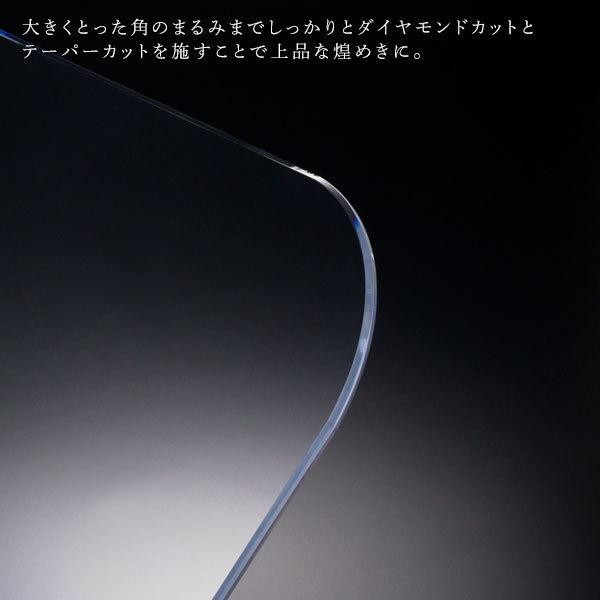 【極シリーズ】Q型パーテーションW600*H600*D315 飛沫 感染 防止 ガード クリア 国産 アクリル仕切板  カフェ インテリア おしゃれ 宝石風 マーブル かわいいの画像