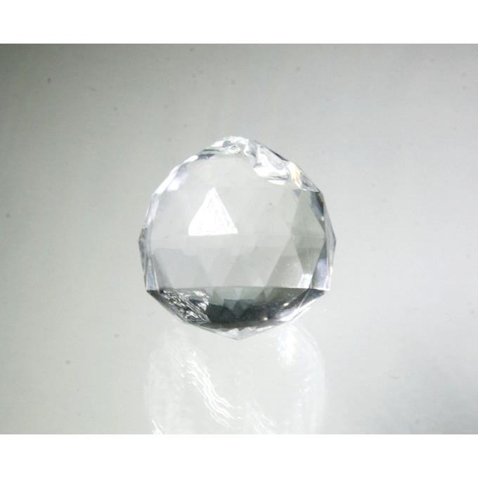 アクリル製ダイヤカット洋梨型（ドロップ型） 30mmプリズム