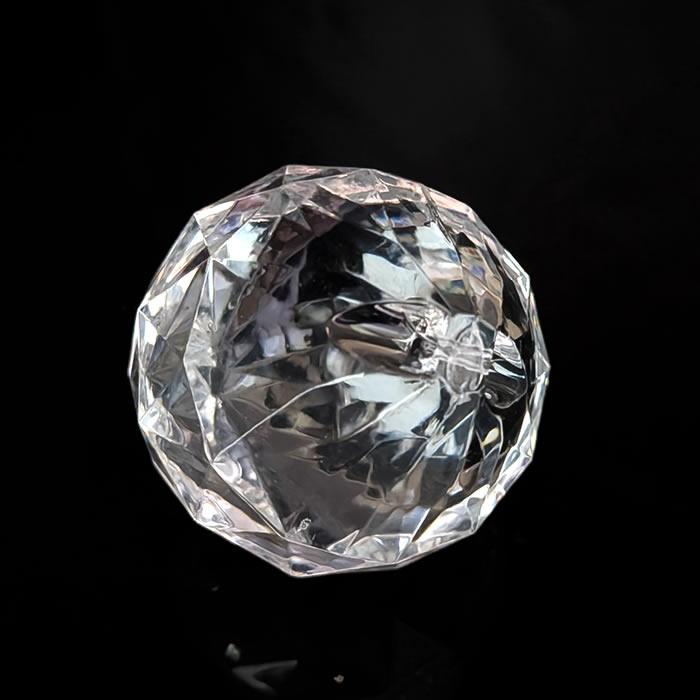 アクリル製ダイヤカット洋梨型（ドロップ型） 50mmプリズム