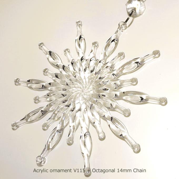 アクリル製サンフラワー型115mmオーナメント |  | 03