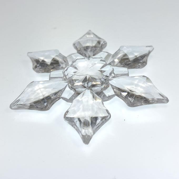 アクリル製スノーフレーク フラワー型63mmオーナメント |  | 03