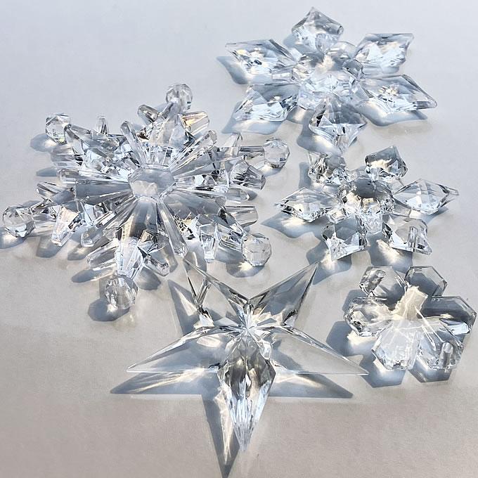 アクリル製スノーフレーク型72mmオーナメント |  | 07