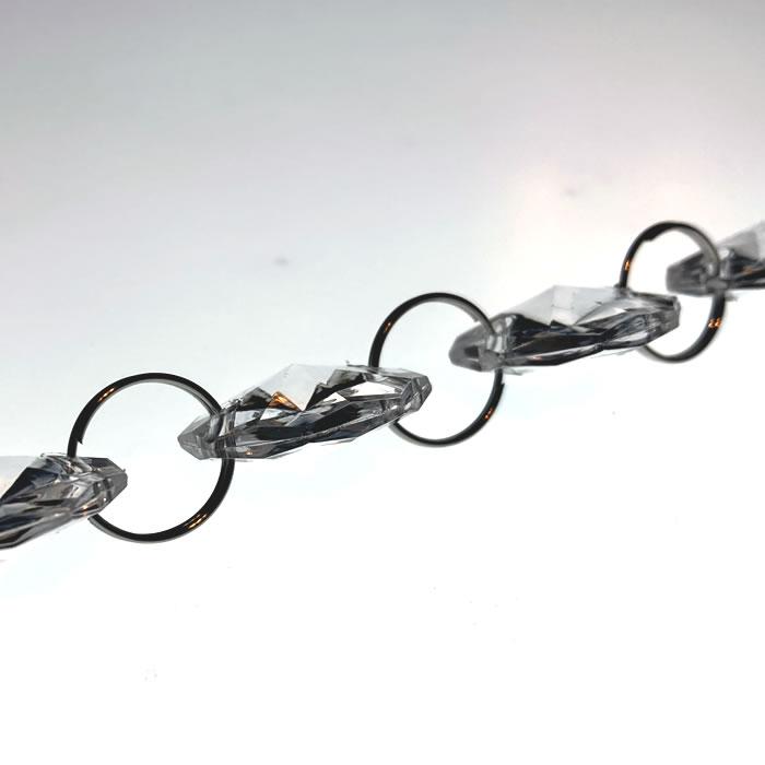 アクリル製オクタゴン19mmクリスタルチェーン1m |  | 03