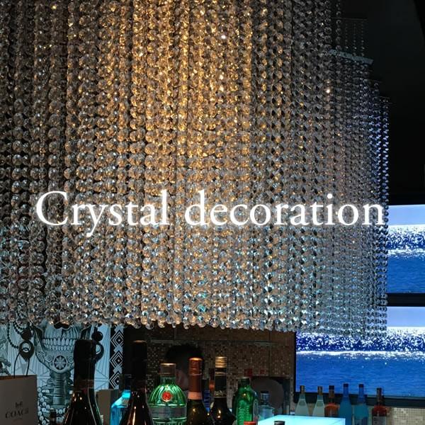 アクリル製オクタゴン19mmクリスタルチェーン1m |  | 07