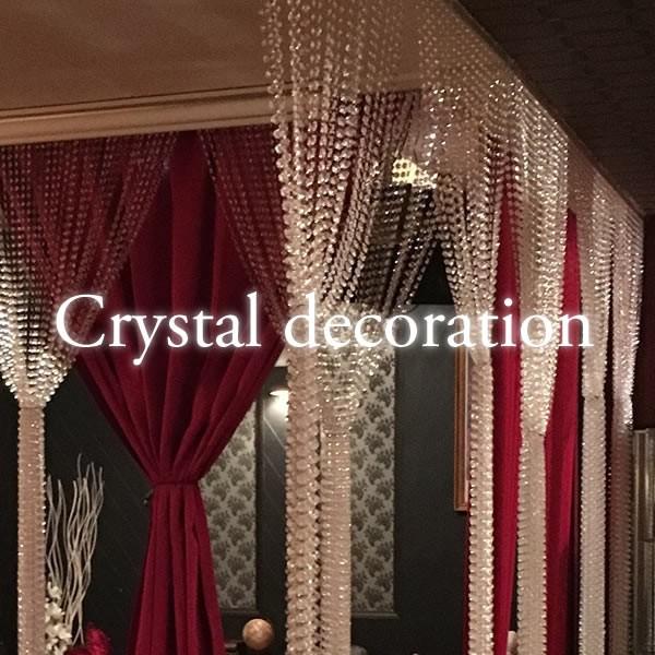 アクリル製オクタゴン19mmクリスタルチェーン1m |  | 08