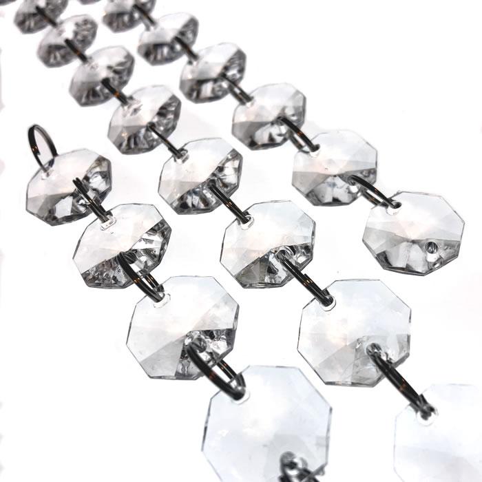 アクリル製オクタゴン19mmチェーン50cm延長セット | 