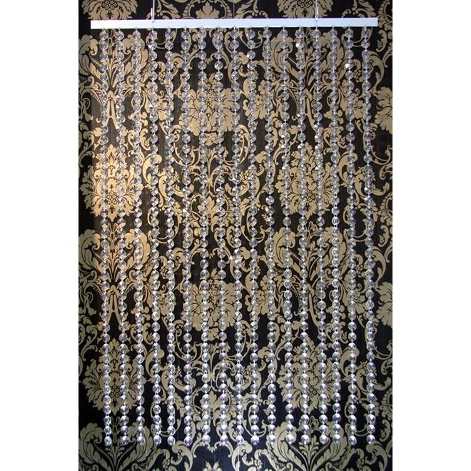 クリスタルビーズカーテン/アクリル製オクタゴン19mmクリア仕様 プロ仕様 |  | 04