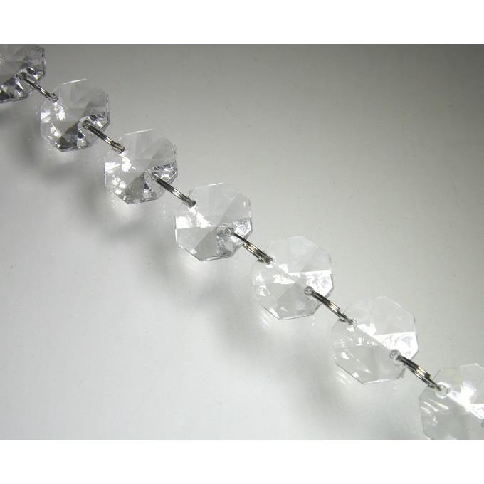 クリスタルビーズカーテン/アクリル製オクタゴン19mmクリア仕様 プロ仕様 |  | 03