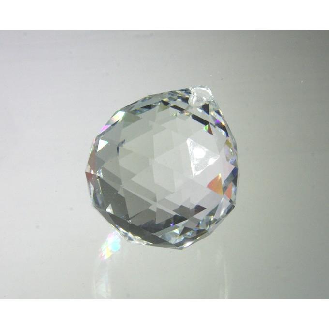 プリズム 光 ボール型 シャンデリアパーツ ダイヤカット ガラス 40mmf クリア G Crystal Gbc40 1 クリスタルデコレーション工房 通販 Yahoo ショッピング